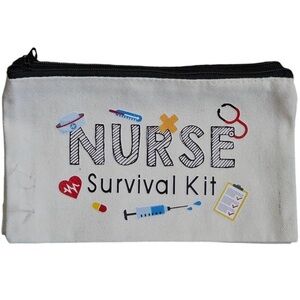 📌"Nurse Survival Kit" Cosmetic Bag